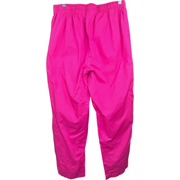 Woman Within 16W Pink Pants 100% Cotton Drawstring Elastic Waist Pockets - Picture 6 of 11